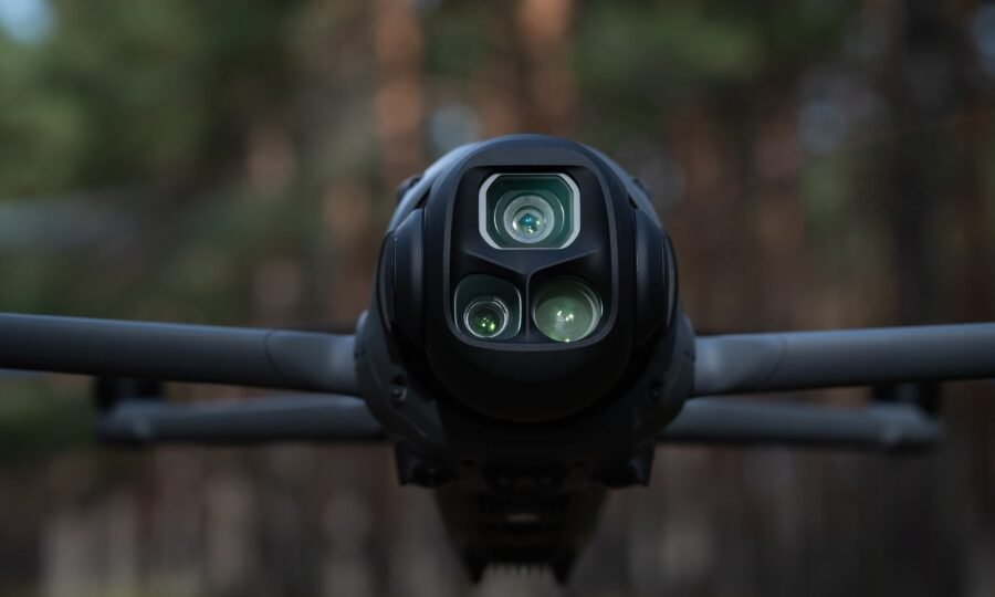 O que significa uma lente equivalente a 35 mm em um drone?