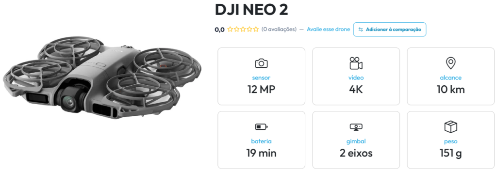 dji neo 2 drone para iniciante